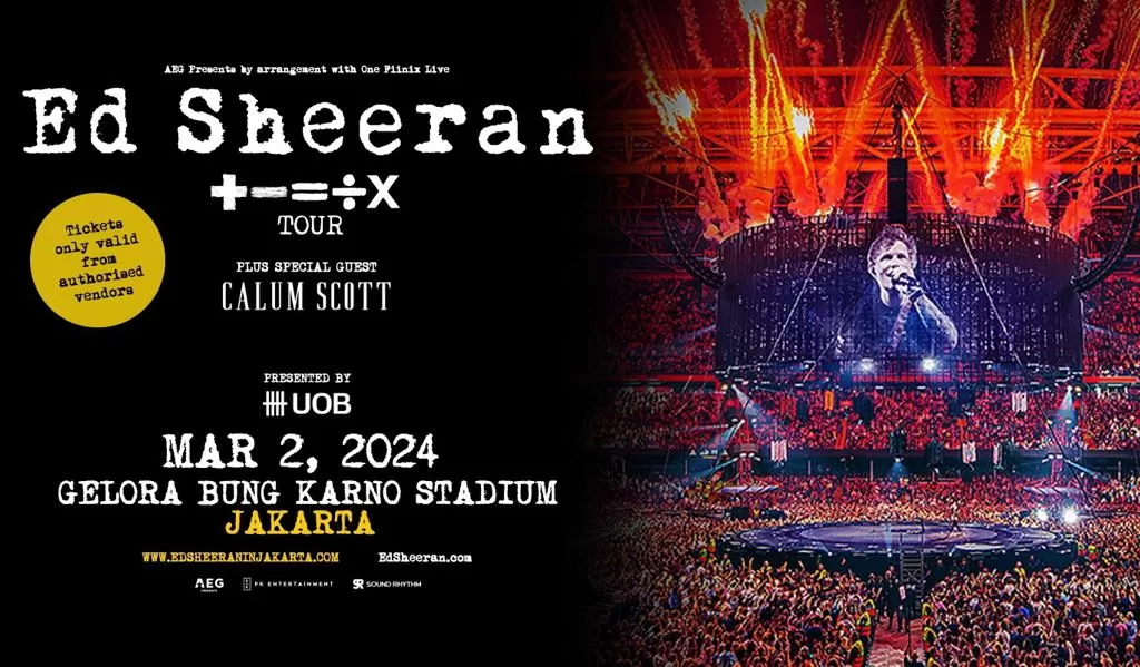 Ed Sheeran Akan Gelar Konser di Jakarta pada 2 Maret 2024