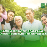 50% Lansia Bergantung Pada Anak, Sandwich Generation Makin Tertekan?
