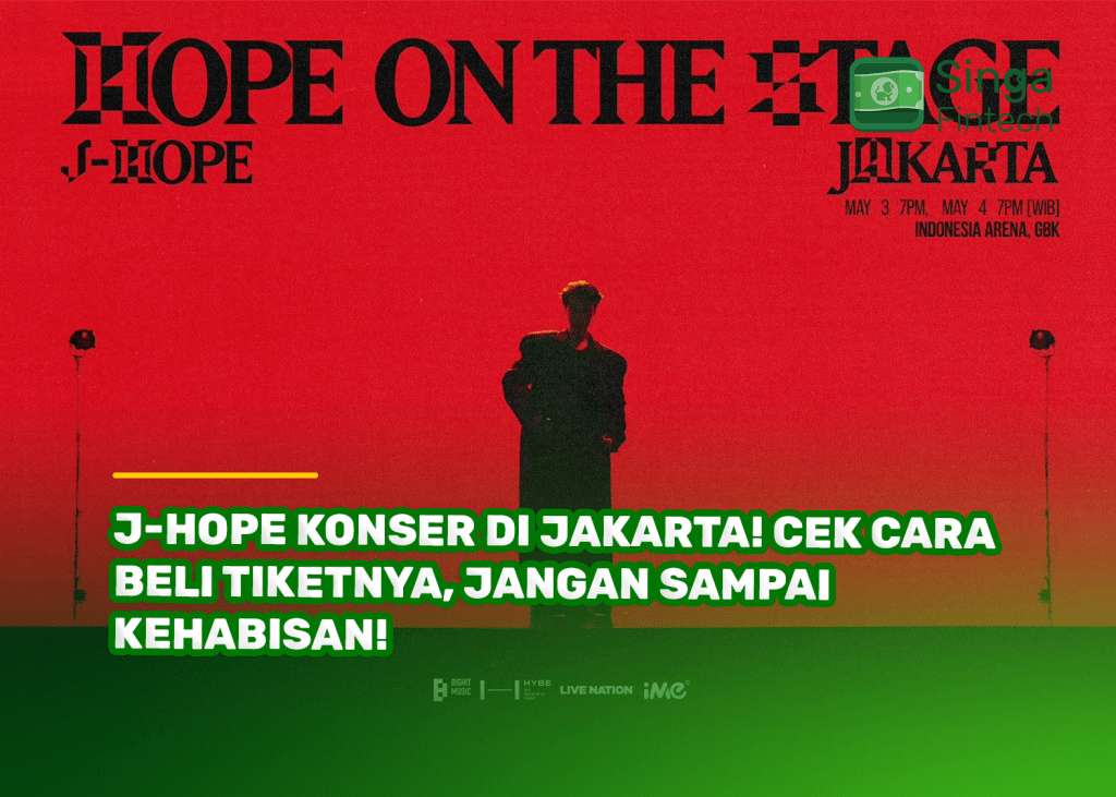 J-Hope Konser di Jakarta! Cek Cara Beli Tiketnya, Jangan Sampai Kehabisan!