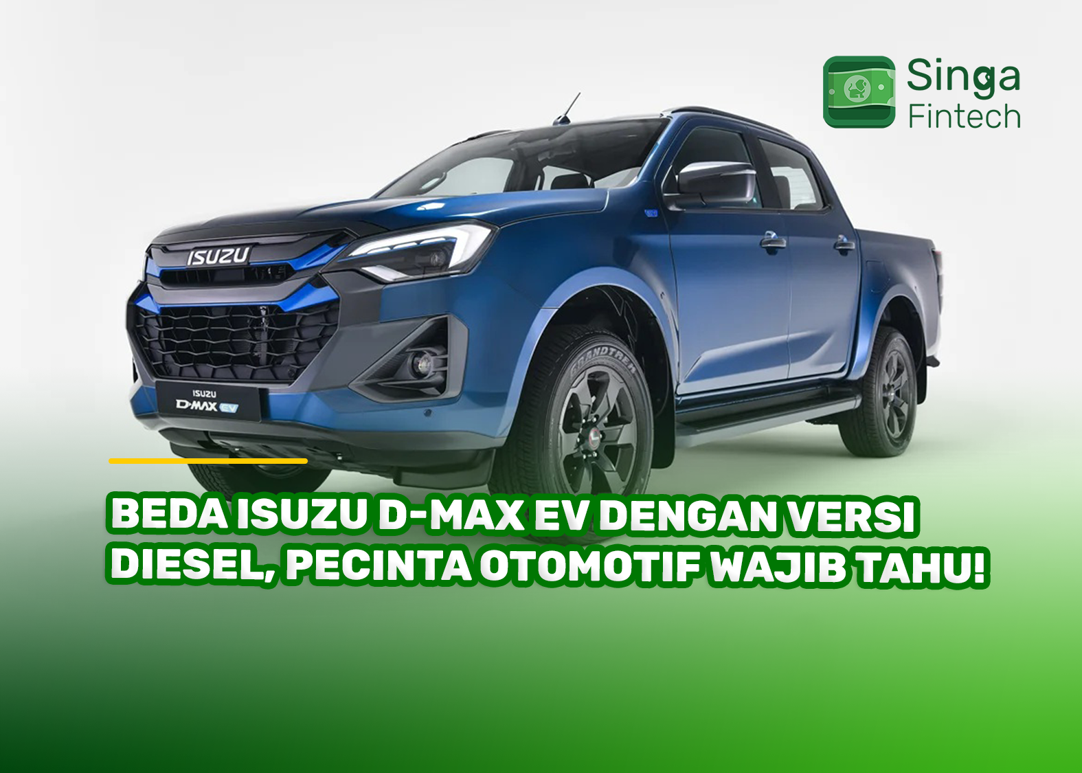 Beda Isuzu D-MAX EV dengan Versi Diesel, Pecinta Otomotif Wajib Tahu!