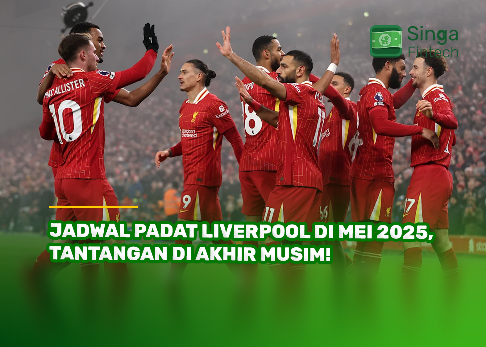 Jadwal Padat Liverpool di Mei 2025, Tantangan di Akhir Musim!
