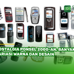 Nostalgia Ponsel 2000-an, Banyak Variasi Warna dan Desaina