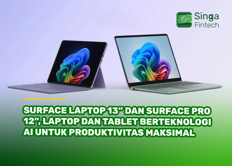 Surface Laptop 13” dan Surface Pro 12”, Laptop dan Tablet Berteknologi AI untuk Produktivitas Maksimal