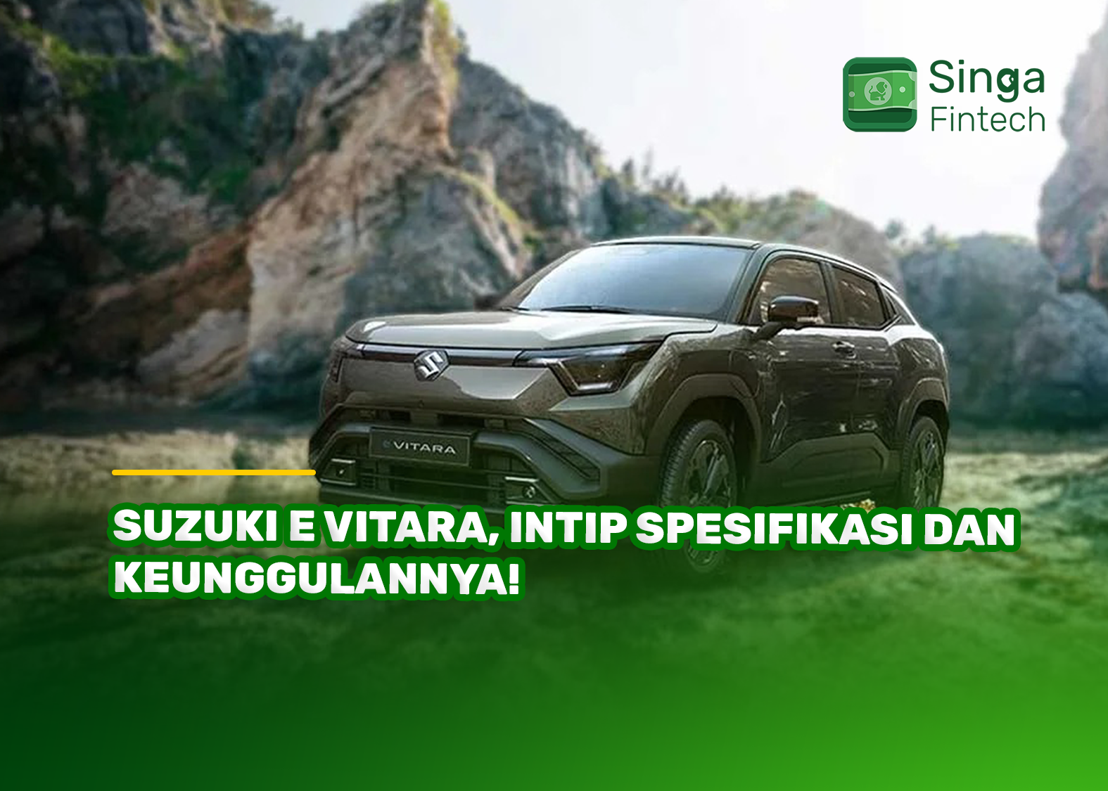 Suzuki e Vitara, Intip Spesifikasi dan Keunggulannya!