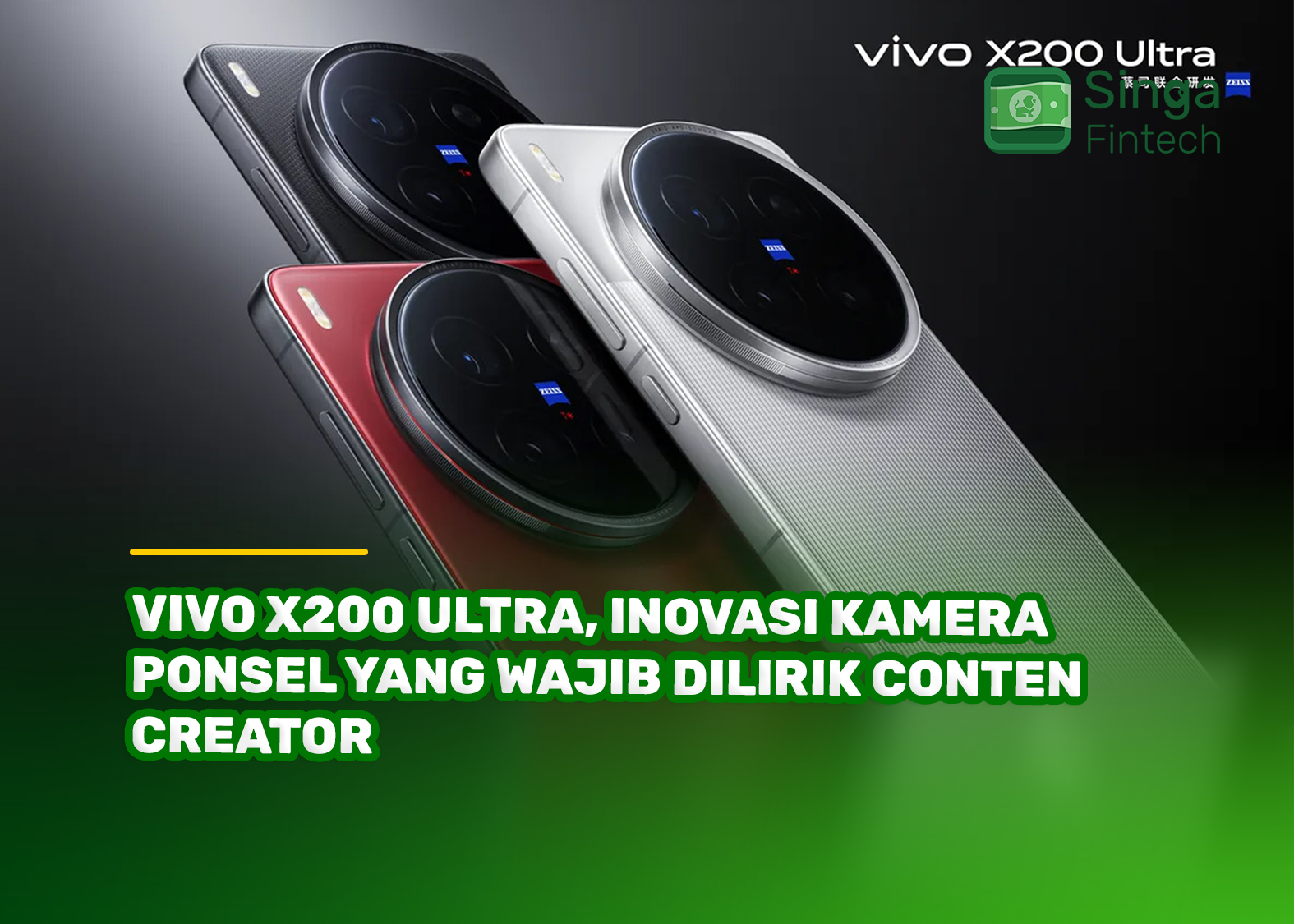 Vivo X200 Ultra, Inovasi Kamera Ponsel yang Wajib Dilirik Conten Creator