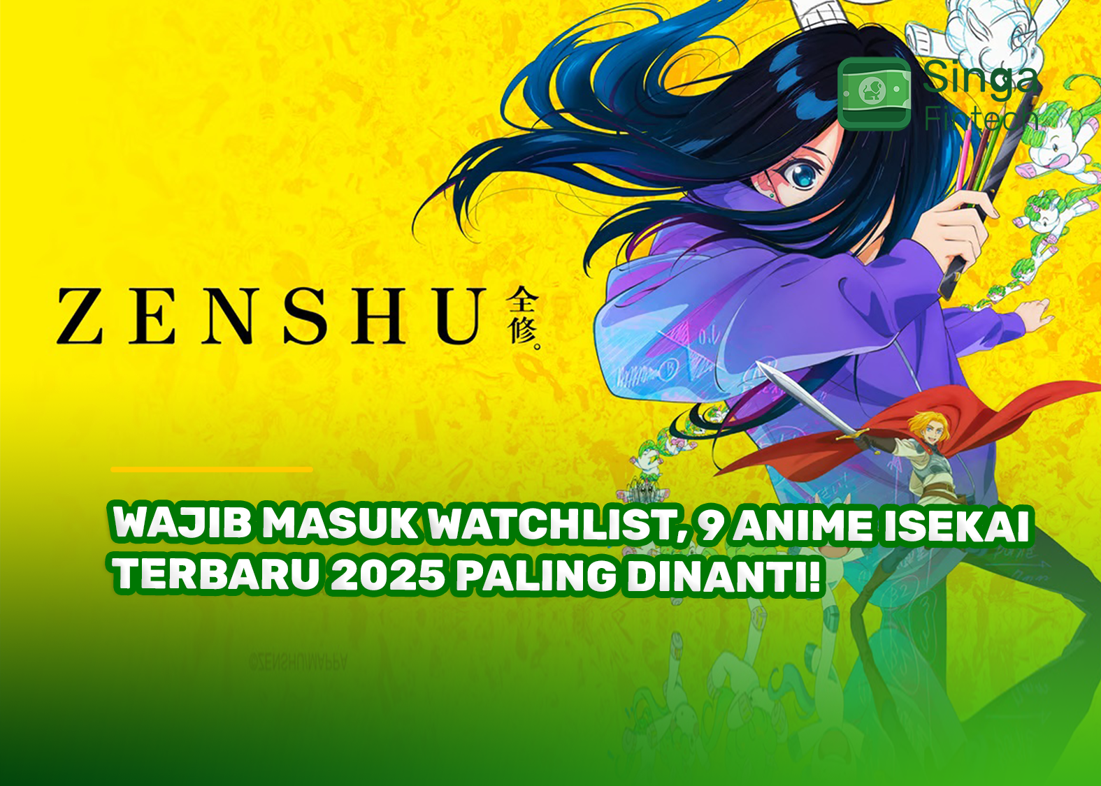 Wajib Masuk Watchlist, 9 Anime Isekai Terbaru 2025 Paling Dinanti!
