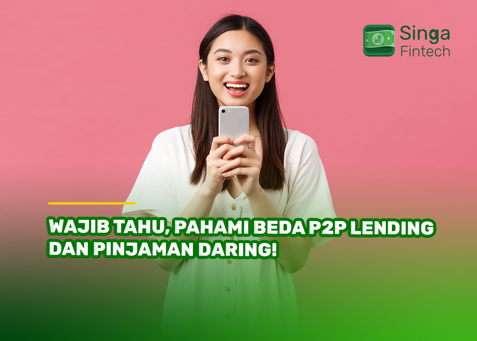 Wajib Tahu, Pahami Beda P2P Lending dan Pinjaman Daring!