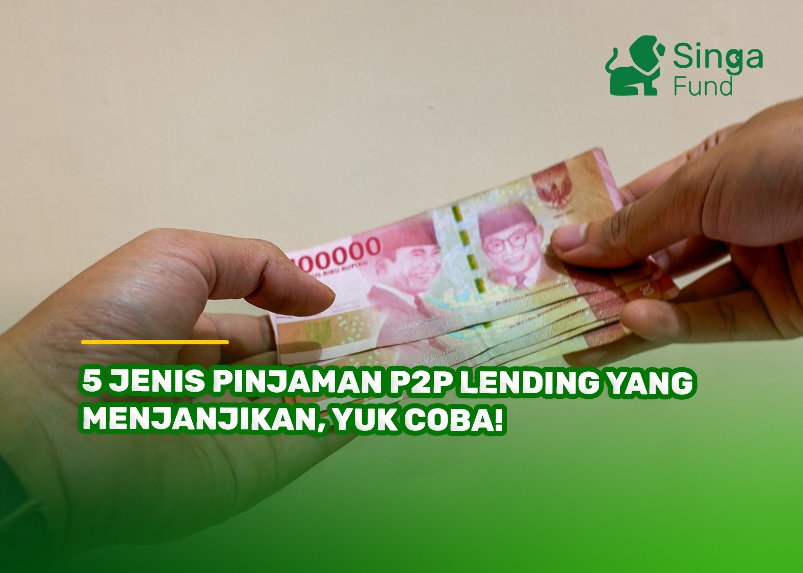 5 Jenis Pinjaman P2P Lending yang Menjanjikan, Yuk Coba!