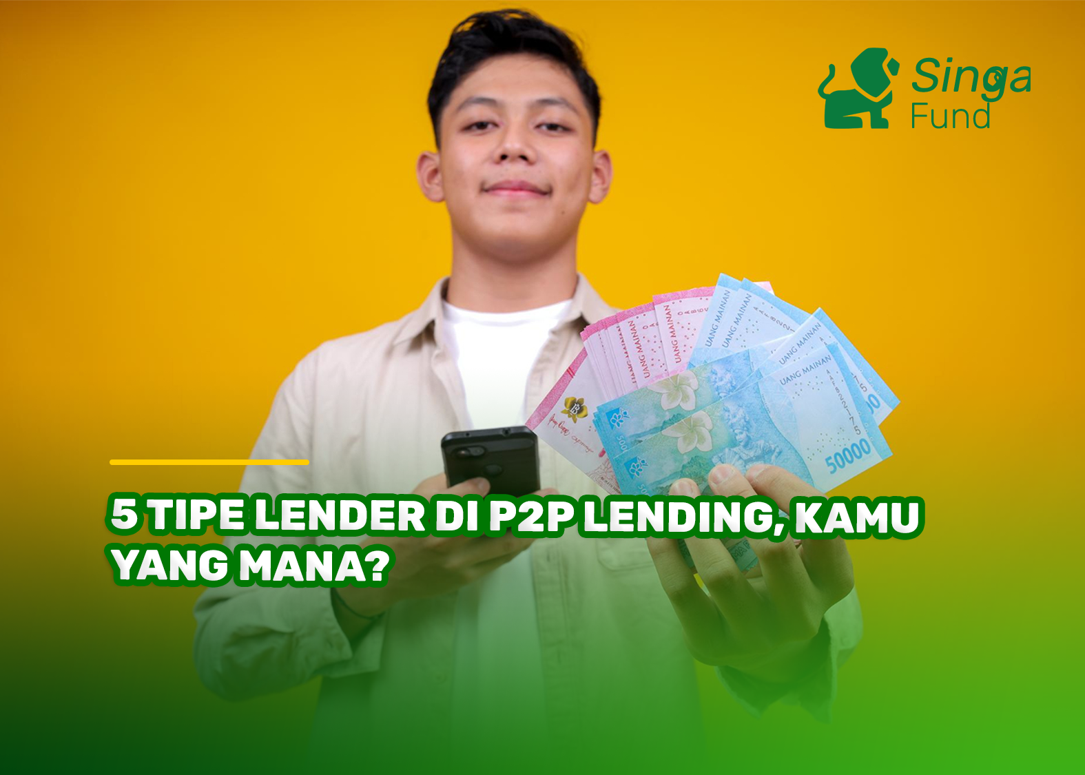 5 Tipe Lender di P2P Lending, Kamu yang Mana?