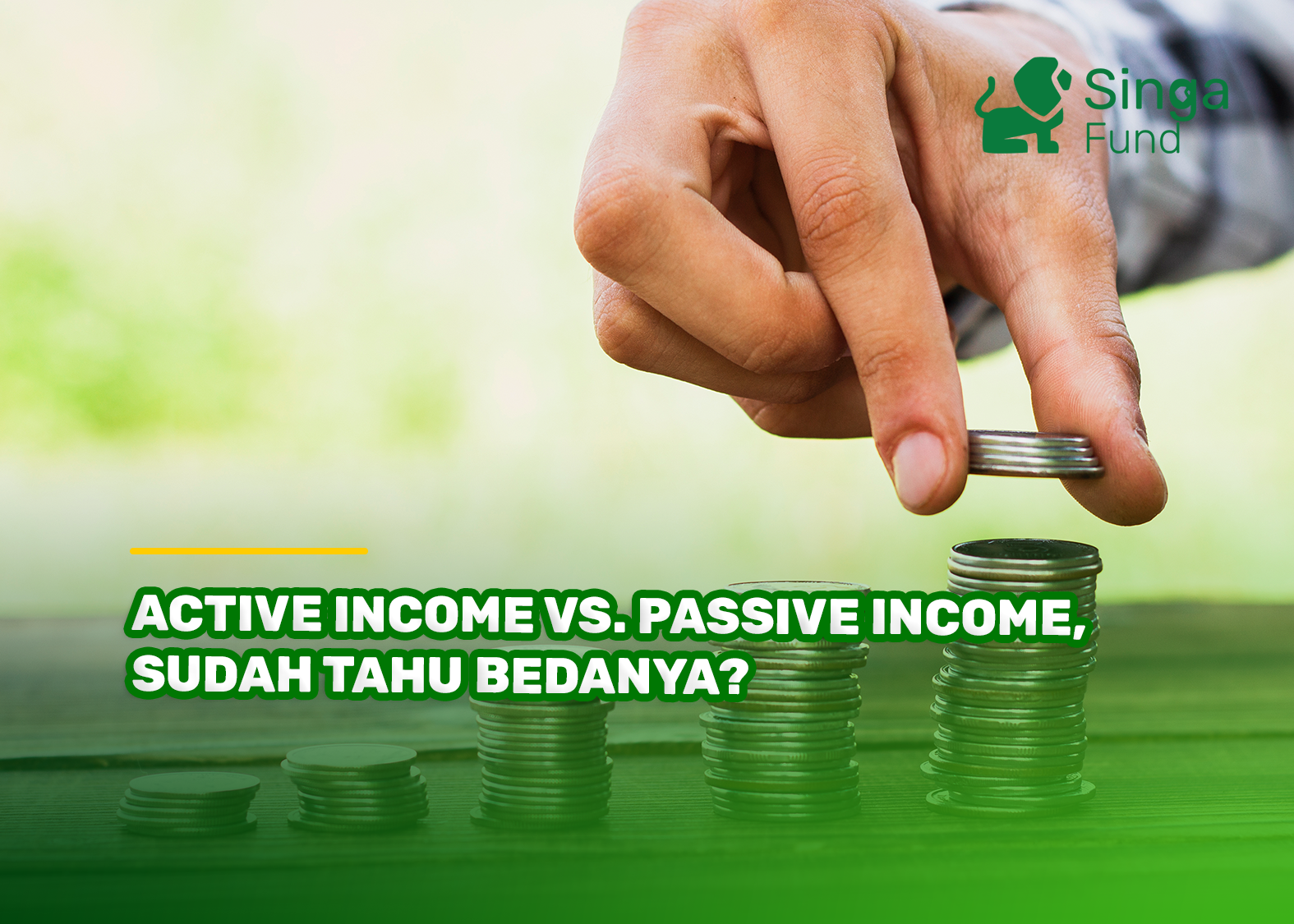 Active Income Vs. Passive Income, Sudah Tahu Bedanya?