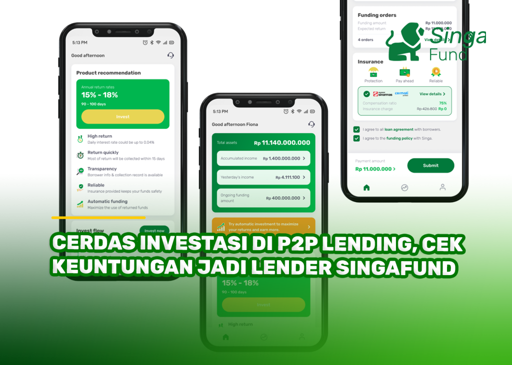 Cerdas Investasi di P2P Lending, Cek Keuntungan Jadi Lender SingaFund