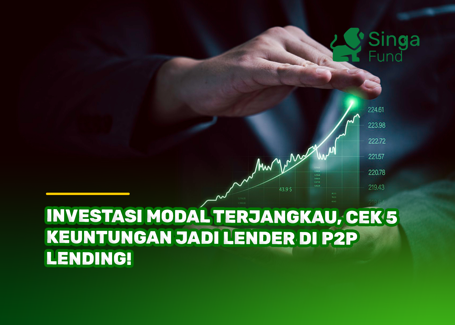 Investasi Modal Terjangkau, Cek 5 Keuntungan Jadi Lender di P2P Lending!