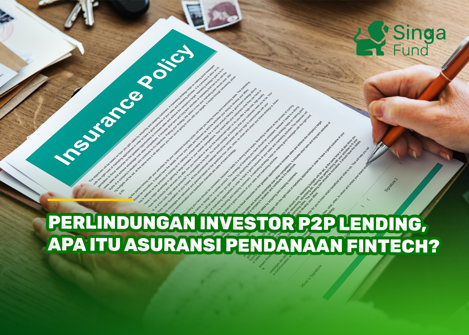 Perlindungan Investor P2P Lending, Apa Itu Asuransi Pendanaan Fintech?