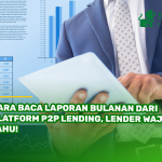 Cara Baca Laporan Bulanan dari Platform P2P Lending, Lender Wajib Tahu!
