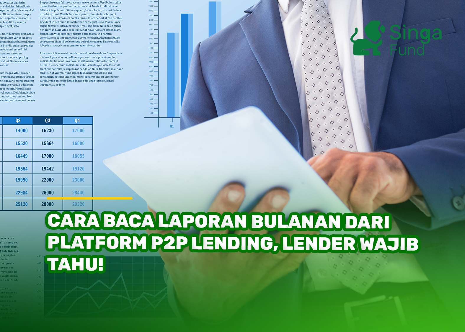 Cara Baca Laporan Bulanan dari Platform P2P Lending, Lender Wajib Tahu!